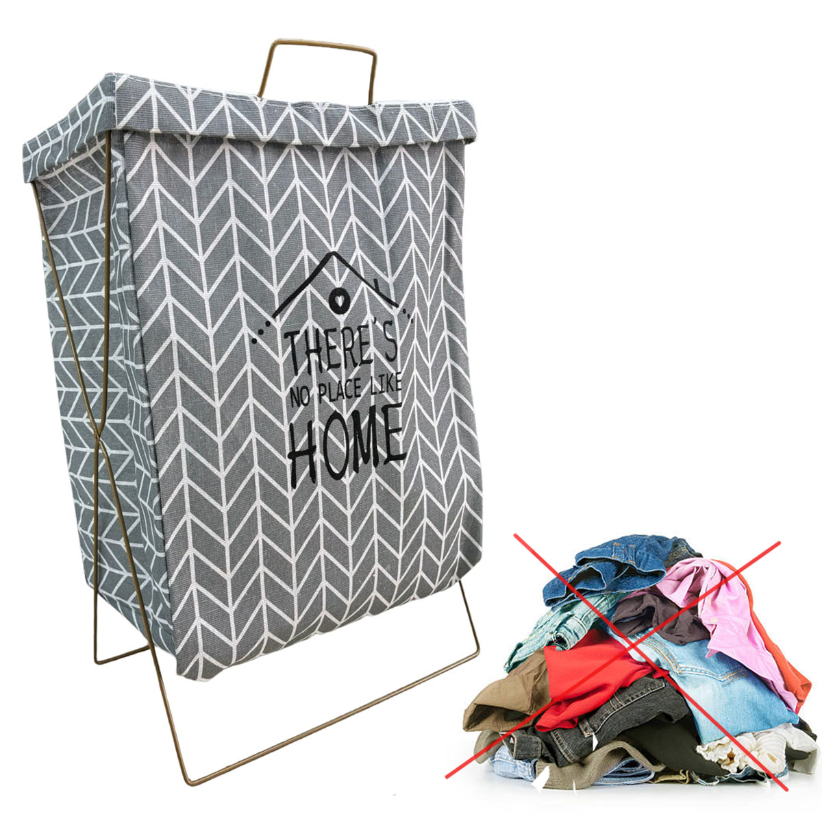 Miniatura 4 de Cesta Canasta plegable ropa o juguetes